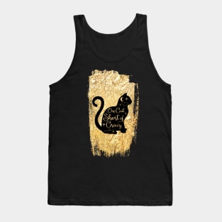 One cat short of crazy shirt Tank Top